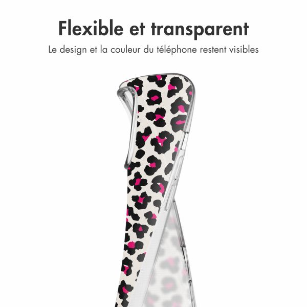 imoshion Coque Design Apple iPhone 16 Pro - Leopard Pink