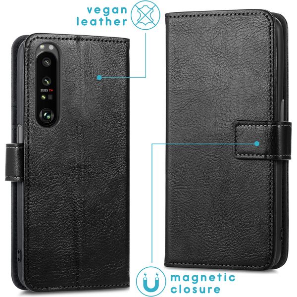 imoshion Étui de télephone portefeuille Sony Xperia 1 III - Noir