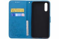 Etui de téléphone Fleurs de Trèfle Huawei 20 - Turquoise