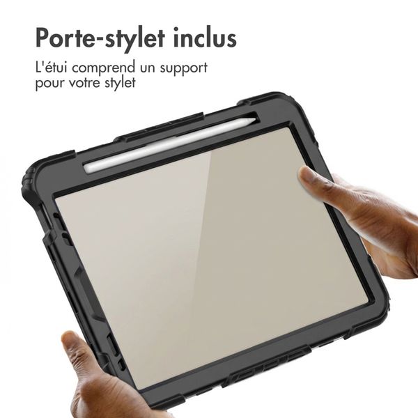 Accezz Coque arrière Defender XT Apple iPad Air 5 (2022) / Air 4 (2020) - Noir