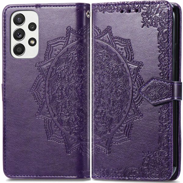 imoshion Etui de téléphone portefeuille Mandala Samsung Galaxy A53 - Violet