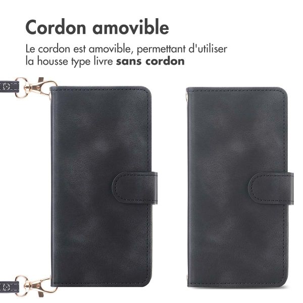 imoshion Etui de télephone portefeuille avec cordon Samsung Galaxy A17 (5G) - Noir
