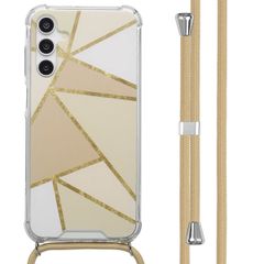 imoshion Coque Design avec cordon Samsung Galaxy A15 (5G) - Beige Graphic