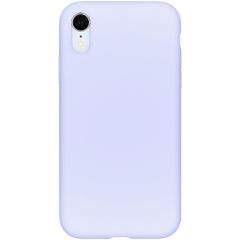 Accezz Coque Liquid Silicone Apple iPhone Xr - Violet