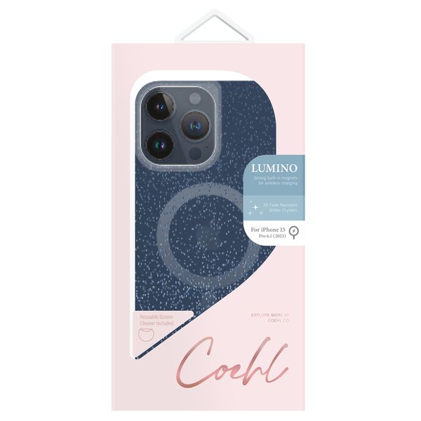 Coehl Coque Lumino MagSafe iPhone 15 Pro Max - Prussian Blue