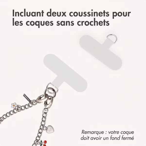 imoshion Cordon de téléphone Charm Chain - Argent