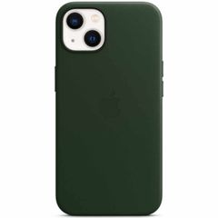 Apple Coque Leather MagSafe iPhone 13 - Sequoia Green