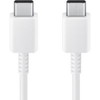 Samsung 2x Original câble USB-C vers USB-C emballage d'usine - 1 mètre - 25 Watt - Blanc