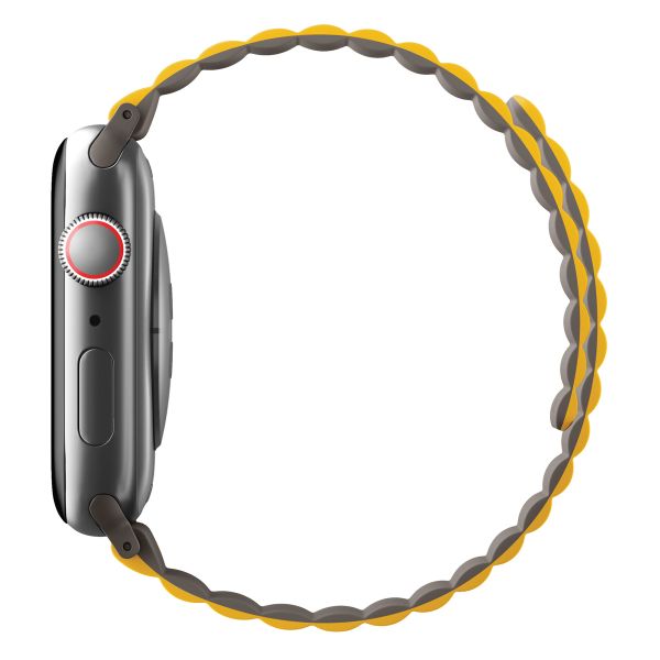 Uniq Bracelet Revix réversible Apple Watch Series 1 t/m 11 / SE / Ultra (44/45/46/49 mm) - Mustard / Khaki