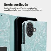 imoshion Étui de télephone portefeuille Design Apple iPhone 16 - Botanica