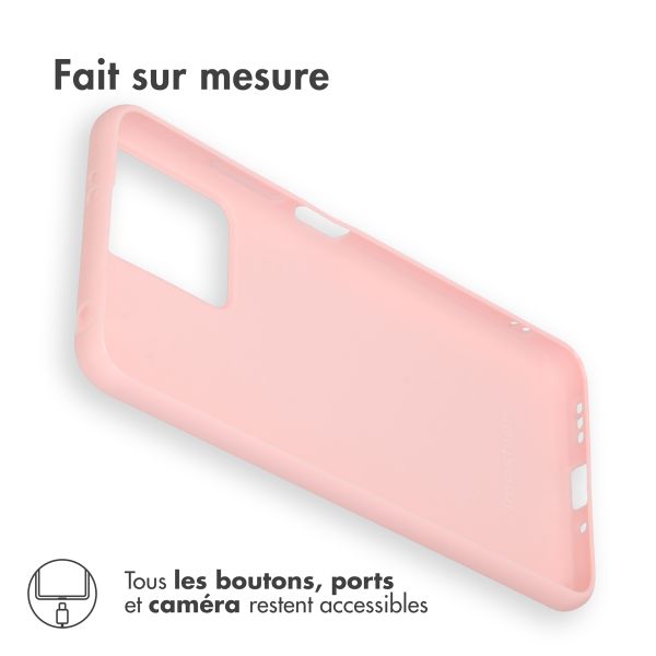 imoshion Coque Couleur Xiaomi Redmi Note 12 / Xiaomi Poco X5 5G - Dusty Pink