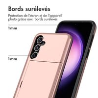 imoshion Coque arrière avec porte-cartes Samsung Galaxy S23 FE - Rose Doré