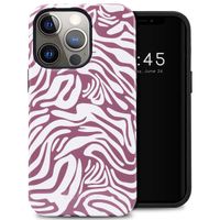 Selencia Coque arrière Vivid Tough iPhone 13 Pro - Trippy Swirl Dark Rose