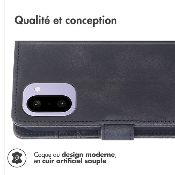 imoshion Etui de télephone portefeuille avec cordon OnePlus 15R - Noir