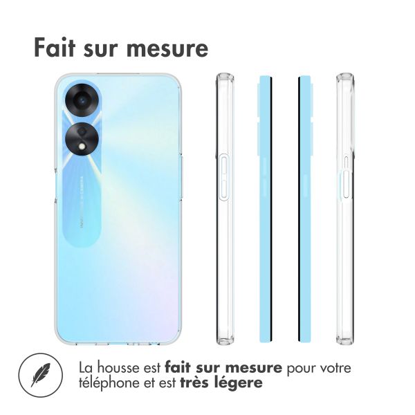 Accezz Coque Clear Oppo A78 (5G) - Transparent