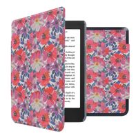 imoshion Design Slim Hard Sleepcover Kobo Nia - Flower Watercolor