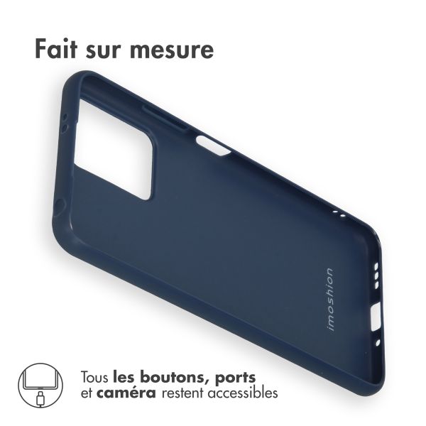 imoshion Coque Couleur Xiaomi Redmi Note 12 / Xiaomi Poco X5 5G - Bleu foncé