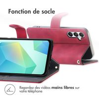 imoshion Etui de téléphone portefeuille avec cordon Samsung Galaxy A15 - Rouge