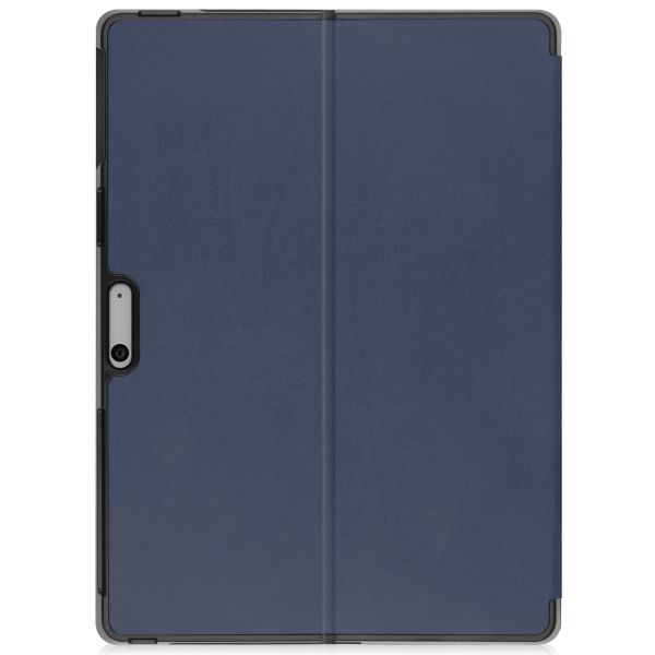 imoshion Coque tablette Trifold Microsoft Surface Pro 9 / Pro 10 / Pro 11 - Bleu foncé