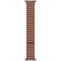 Apple Bracelet Leather Link Apple Watch Series 1 t/m 9 / SE (38/40/41 mm) | Series 10 / 11 (42 mm) - Taille M/L - Saddle Brown
