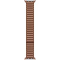 Apple Leather Link Apple Watch Series 1-9 / SE - 38/40/41 mm / Series 10 - 42 mm - Taille M/L - Saddle Brown