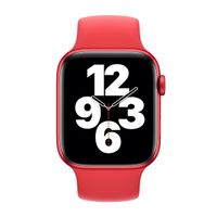 Apple Bracelet Boucle unique en Silicone Apple Watch | 44/45/46/49 mm - Taille 5 - (Product) Red