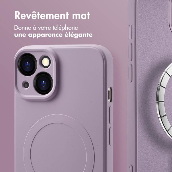 imoshion Coque Couleur avec MagSafe iPhone 14 - Violet