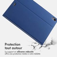 Accezz Coque tablette Classic Apple iPad Air 11 pouces (2025) M3 / (2024) M2 / Air 5 (2022) / Air 4 (2020) - Bleu foncé