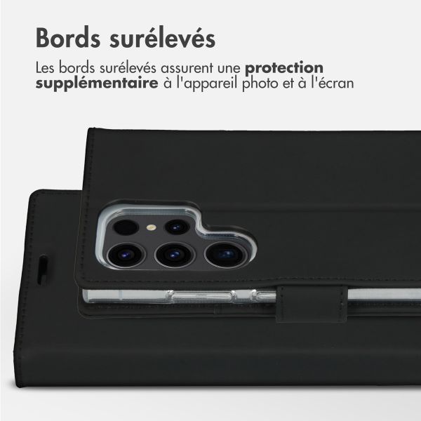 Accezz Étui de télephone Wallet Samsung Galaxy S24 Ultra - Noir