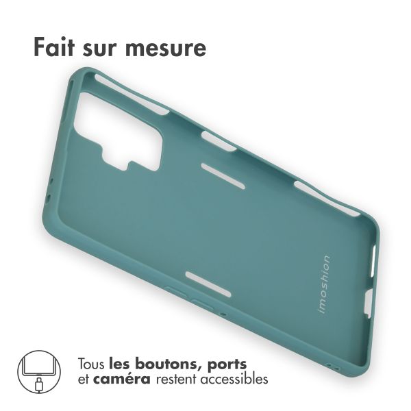 imoshion Coque Couleur Xiaomi Poco F4 GT 5G - Vert foncé