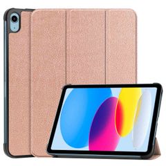 imoshion Coque tablette Trifold Apple iPad 11 (2025) 11 pouces A16 / iPad 10 (2022) 10.9 pouces - Rose Doré