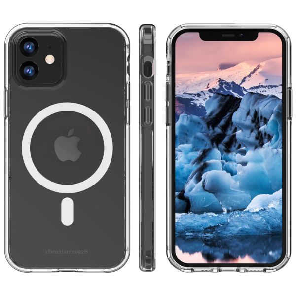 dbramante1928 ﻿Coque arrière Iceland Pro avec MagSafe Apple iPhone 12 (Pro) - Transparent