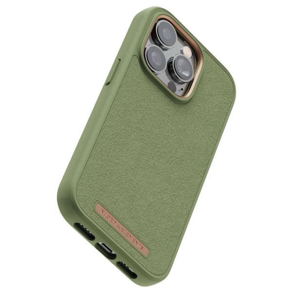 Njorð Collections Coque daim Comfort+ iPhone 14 Pro - Olive