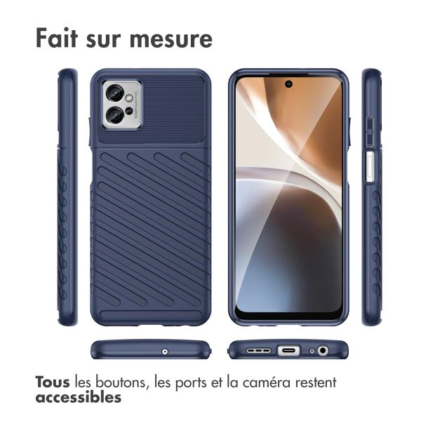 imoshion Coque Arrière Thunder Motorola Moto G32 - Bleu