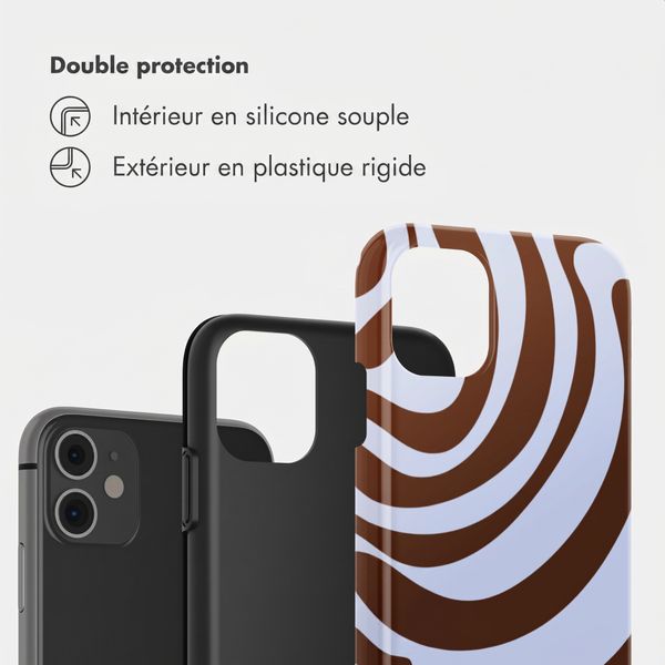 Selencia Coque arrière Vivid Apple iPhone 11 - Dream Swirl Chocolate