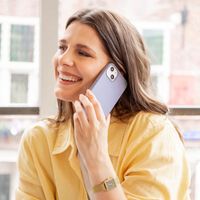 Accezz Coque Liquid Silicone Apple iPhone Xr - Lavender Gray
