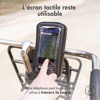 imoshion Support de téléphone pour vélo - Universel - Avec housse - Noir