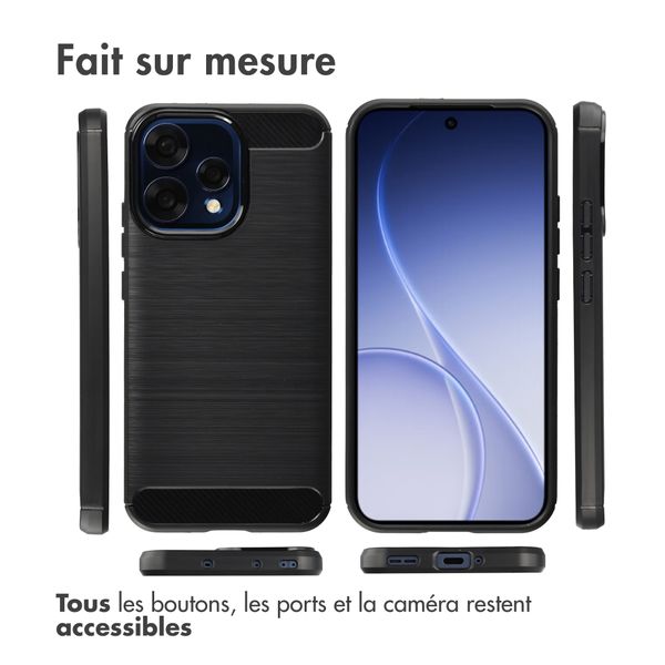 imoshion Coque Brushed Oppo Reno15 (5G) - Noir