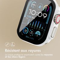 imoshion Coque rigide à couverture complète Apple Watch Ultra / Ultra 2 / Ultra 3 - 49 mm - Blanc