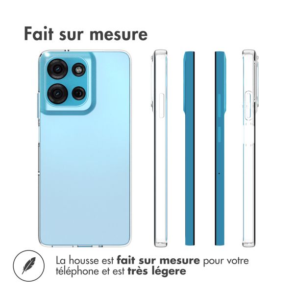 Accezz Coque Clear Motorola Moto G75 5G - Transparent