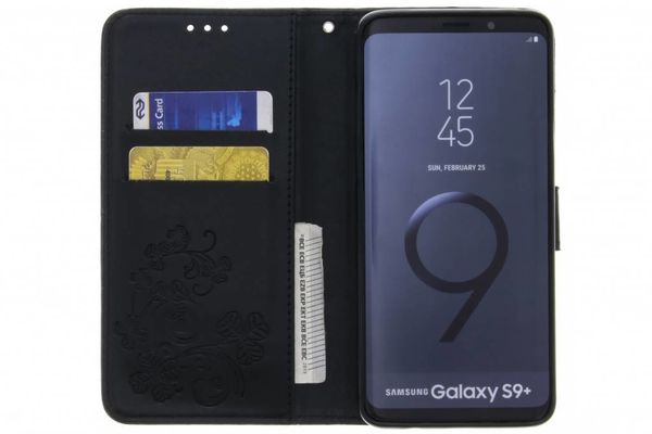 Etui de téléphone Fleurs de Trèfle Samsung Galaxy S9 plus