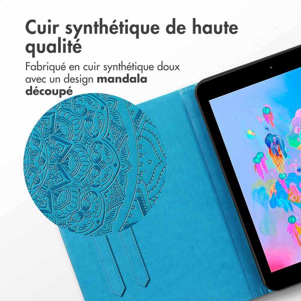 imoshion Coque tablette Apple iPad 9 (2021) 10.2 pouces / iPad 8 (2020) 10.2 pouces / iPad 7 (2019) 10.2 pouces - Turquoise