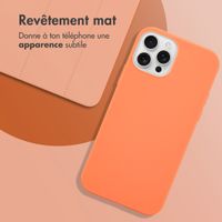 imoshion Coque Couleur Apple iPhone 12 (Pro) - Apricot Crush Orange