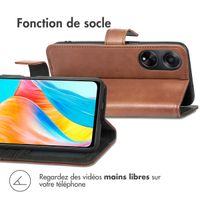 imoshion Étui de télephone portefeuille Oppo A98 - Marron
