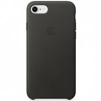 Apple Coque en cuir Apple iPhone SE (2022 / 2020) / 8 / 7 - Charcoal Grey