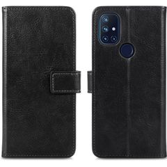 imoshion Étui de télephone portefeuille de luxe OnePlus Nord N10 5G - Noir