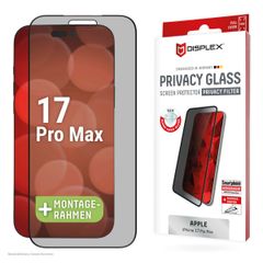 Displex Protection d'écran en verre trempé Privacy Apple iPhone 17 Pro Max