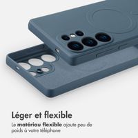 imoshion Coque Couleur avec MagSafe Samsung Galaxy S25 Ultra - Bleu foncé