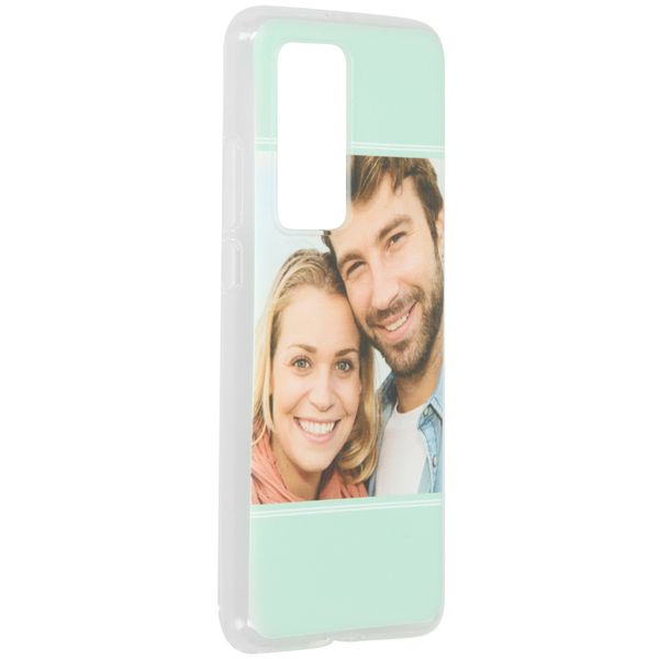 Concevez votre propre coque en gel Huawei P40 Pro - Transparent