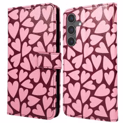 imoshion Étui de télephone portefeuille Design Samsung Galaxy S25 FE - Hearty Blush